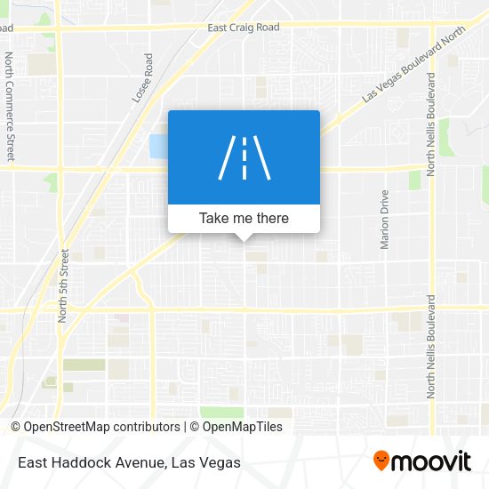 East Haddock Avenue map