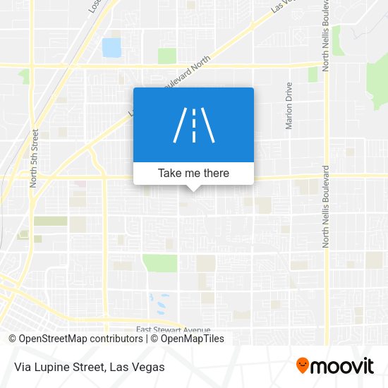 Via Lupine Street map