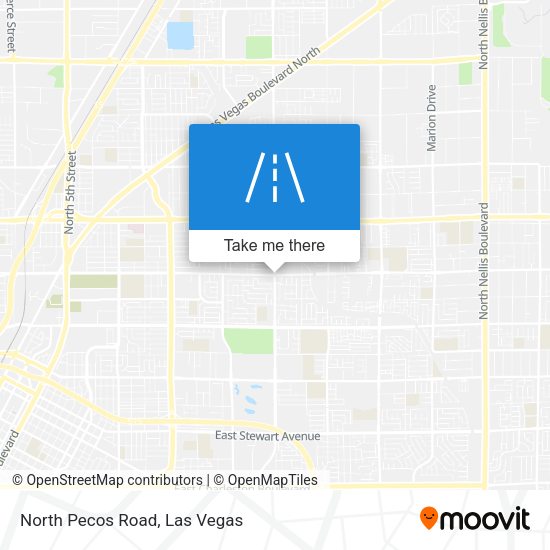 Mapa de North Pecos Road