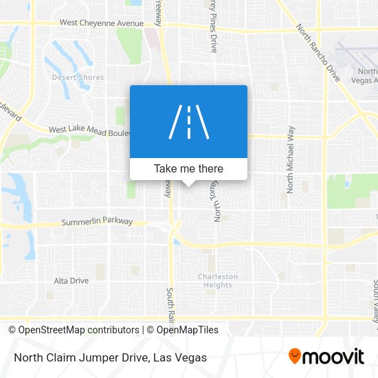 Mapa de North Claim Jumper Drive