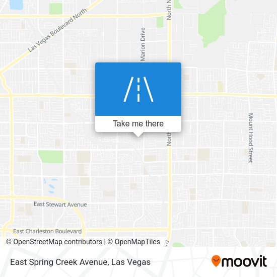 East Spring Creek Avenue map