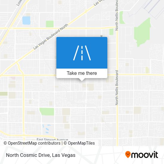 North Cosmic Drive map