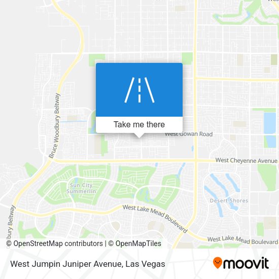 West Jumpin Juniper Avenue map