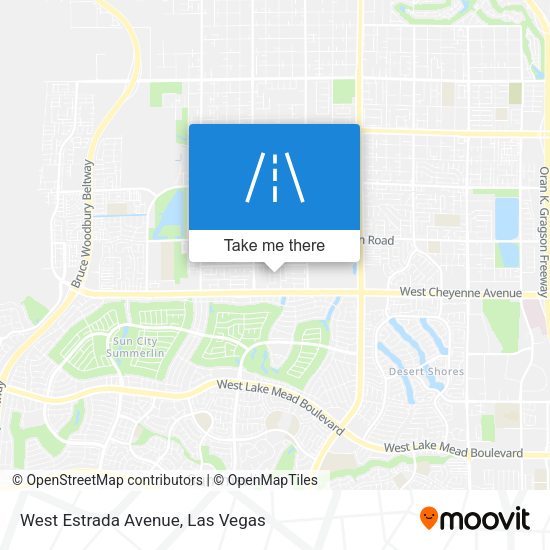 Mapa de West Estrada Avenue