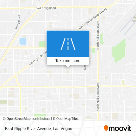 Mapa de East Ripple River Avenue