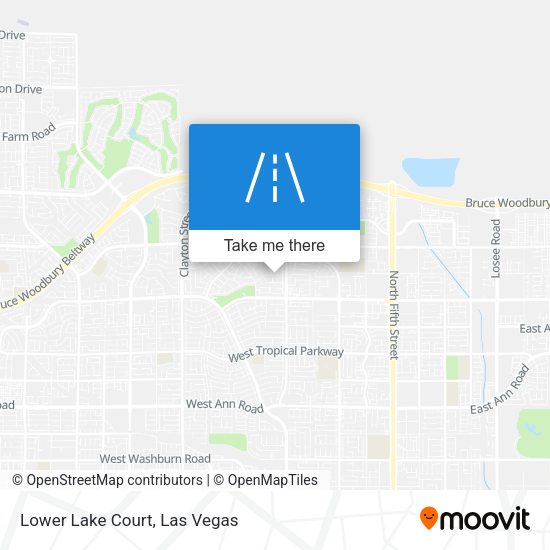 Lower Lake Court map