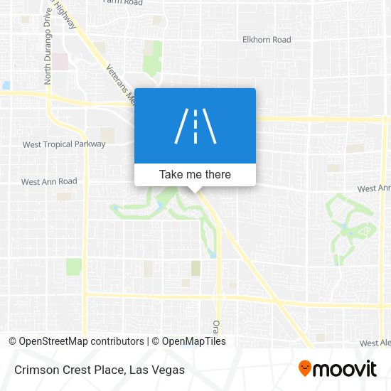Crimson Crest Place map