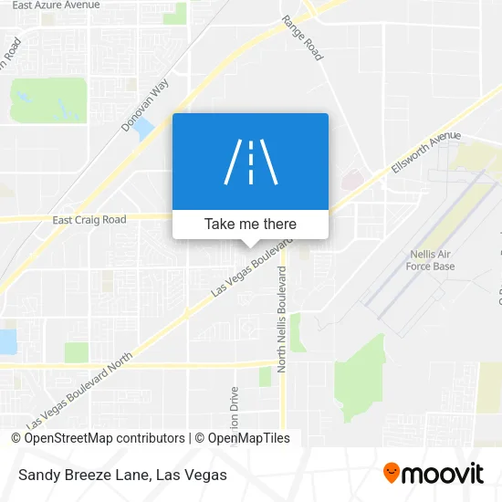 Mapa de Sandy Breeze Lane