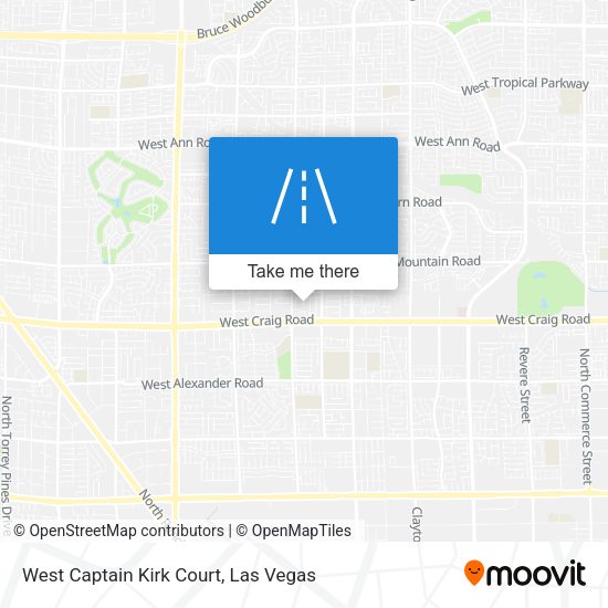 Mapa de West Captain Kirk Court