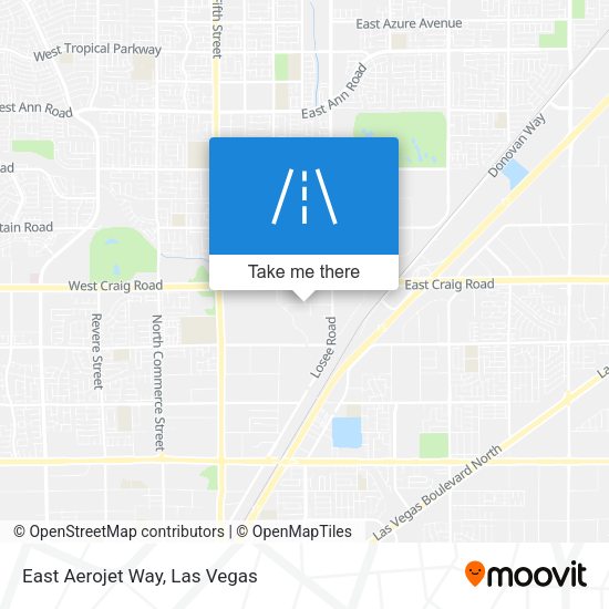 Mapa de East Aerojet Way