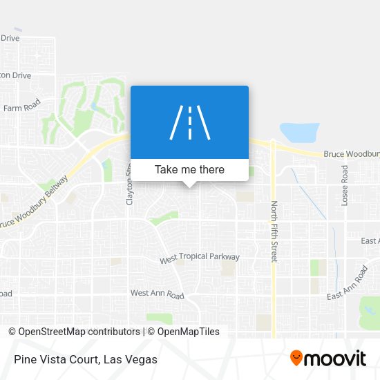 Pine Vista Court map
