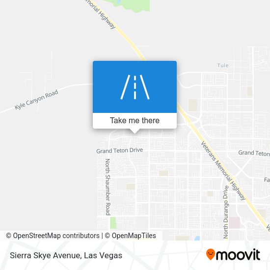 Sierra Skye Avenue map