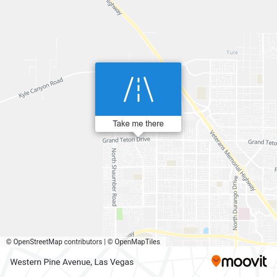 Mapa de Western Pine Avenue