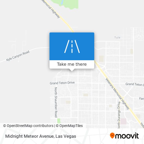 Midnight Meteor Avenue map