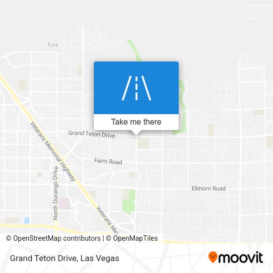 Grand Teton Drive map