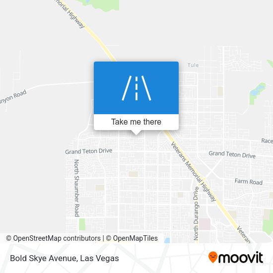 Bold Skye Avenue map