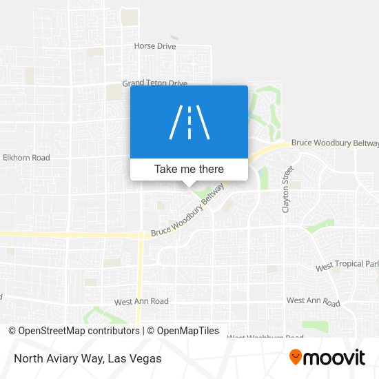 North Aviary Way map