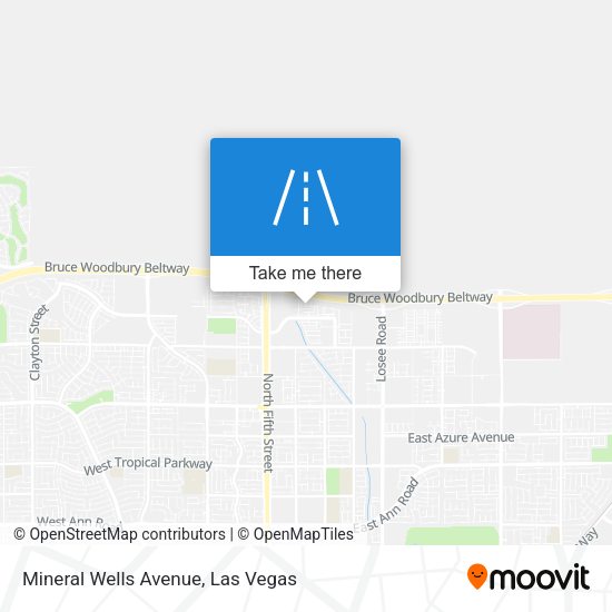 Mineral Wells Avenue map