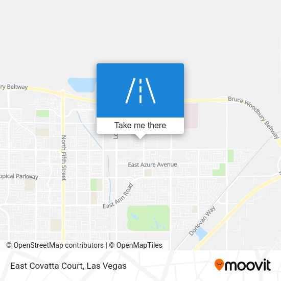 East Covatta Court map