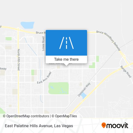 Mapa de East Palatine Hills Avenue