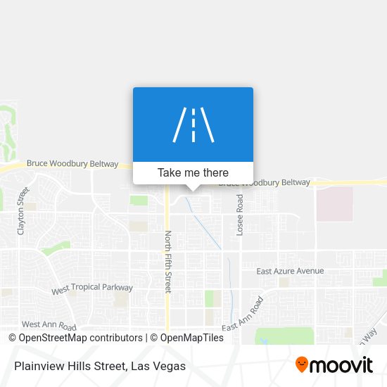Plainview Hills Street map
