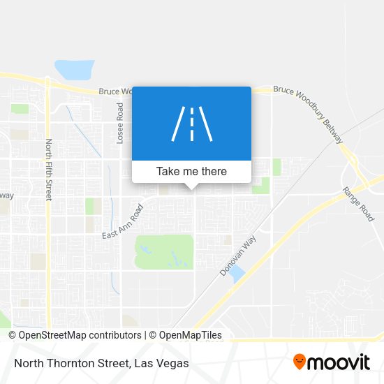 North Thornton Street map