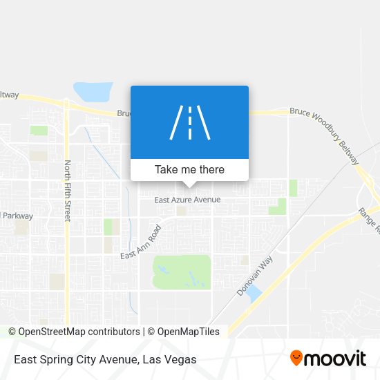 Mapa de East Spring City Avenue