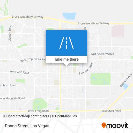 Mapa de Donna Street