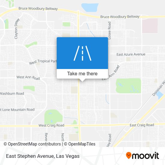 Mapa de East Stephen Avenue