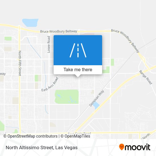 Mapa de North Altissimo Street