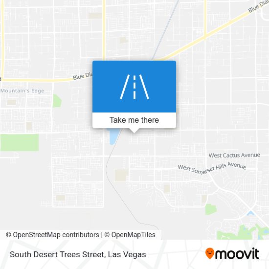 South Desert Trees Street map