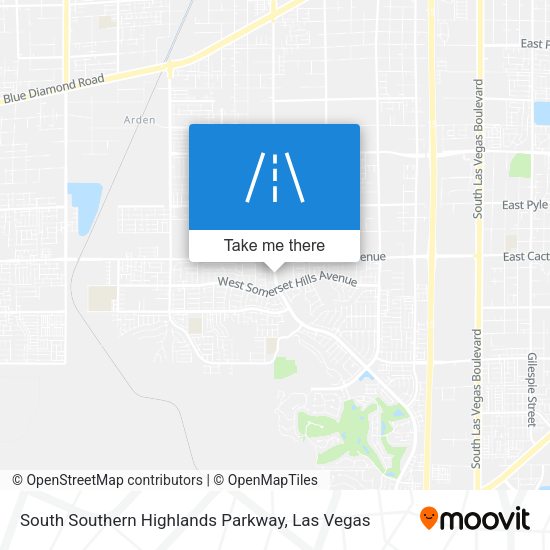 Mapa de South Southern Highlands Parkway