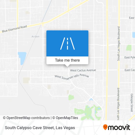 South Calypso Cave Street map