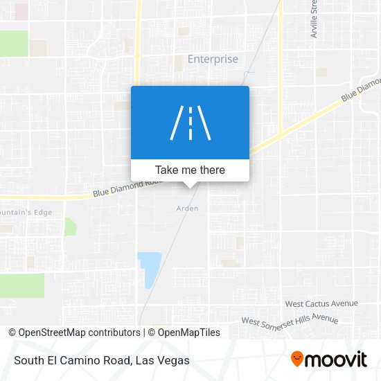Mapa de South El Camino Road