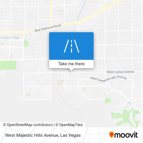 Mapa de West Majestic Hills Avenue