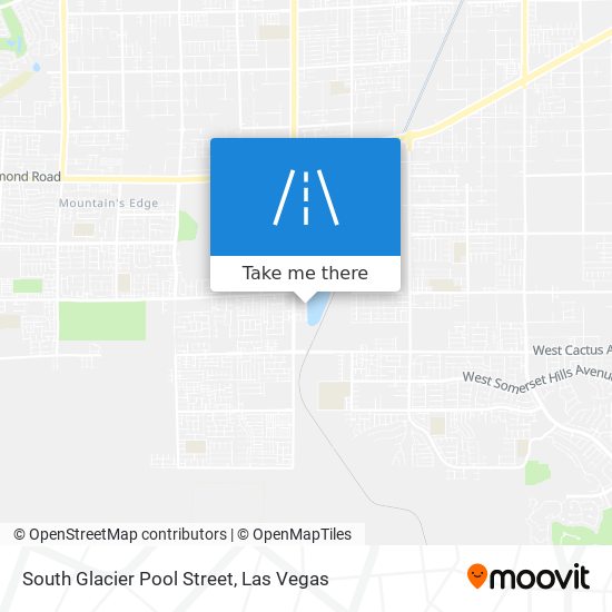 Mapa de South Glacier Pool Street