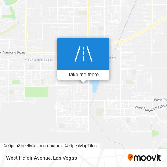 West Haldir Avenue map