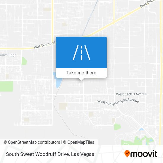 Mapa de South Sweet Woodruff Drive