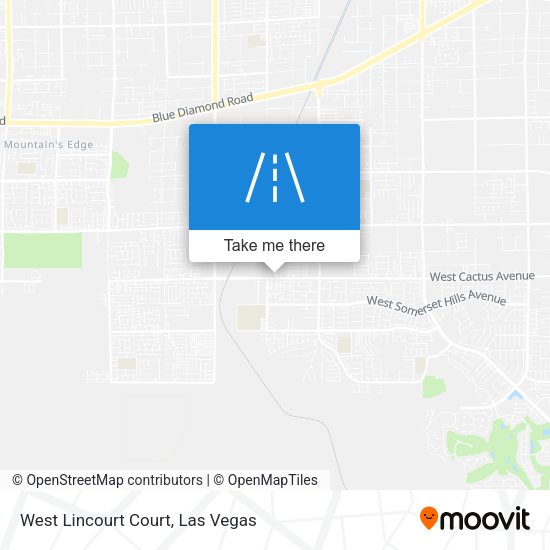 West Lincourt Court map