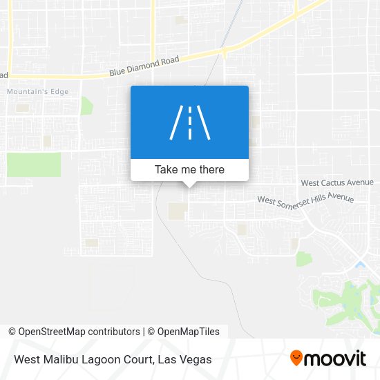 West Malibu Lagoon Court map