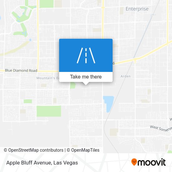 Apple Bluff Avenue map