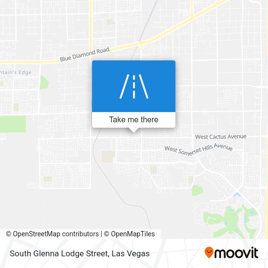 South Glenna Lodge Street map