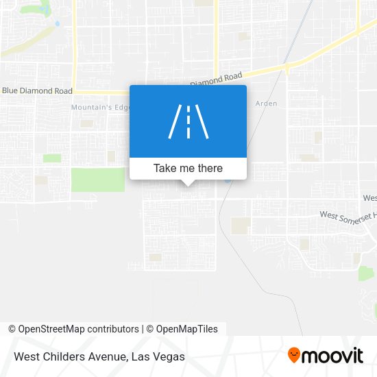 Mapa de West Childers Avenue