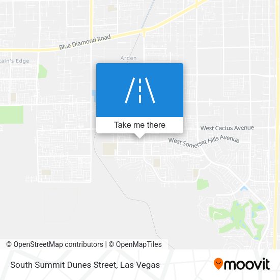 Mapa de South Summit Dunes Street