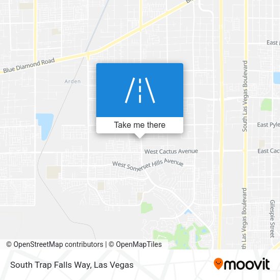South Trap Falls Way map