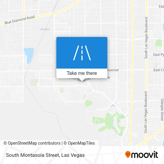 South Montasola Street map