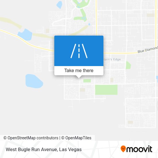 Mapa de West Bugle Run Avenue