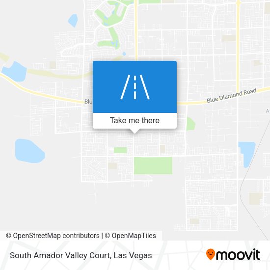 Mapa de South Amador Valley Court