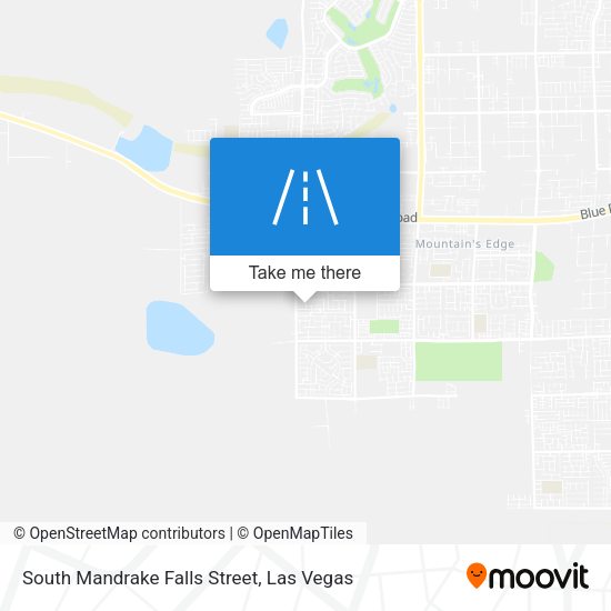 South Mandrake Falls Street map