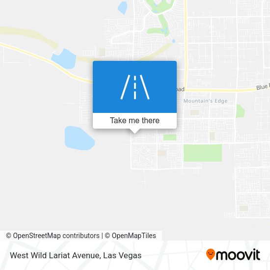 West Wild Lariat Avenue map